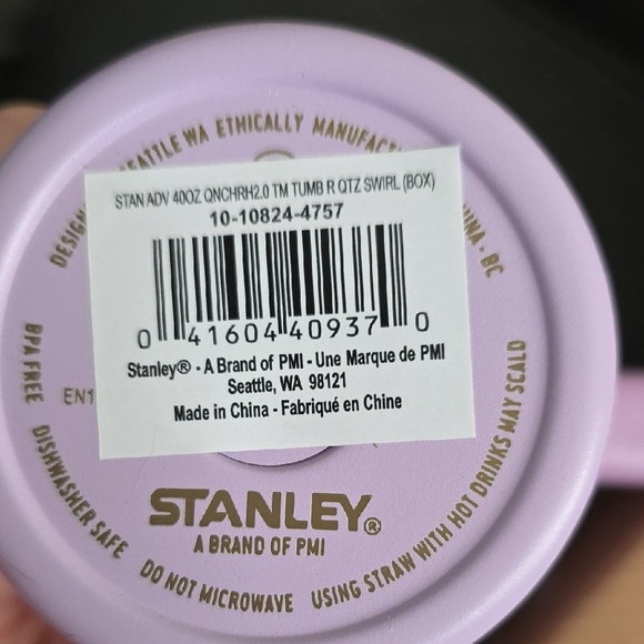 Stanley 40 Oz Purple Floral Quencher Tumbler - Picture 5 of 6